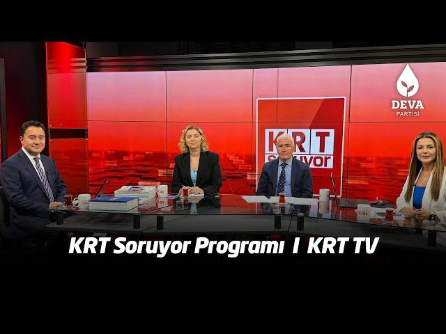 KRT TV'de KRT Soruyor programına konuk oluyorum