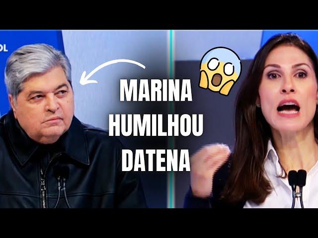 URGENTE MARINA HELENA DA SHOW  HUMILHA DATENA E SAI EM DEFESA PABLO MARÇAL