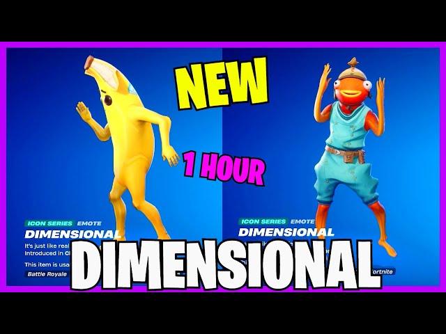 FORTNITE DIMENSIONAL EMOTE 1 HOUR DANCE! (ICON SERIES)