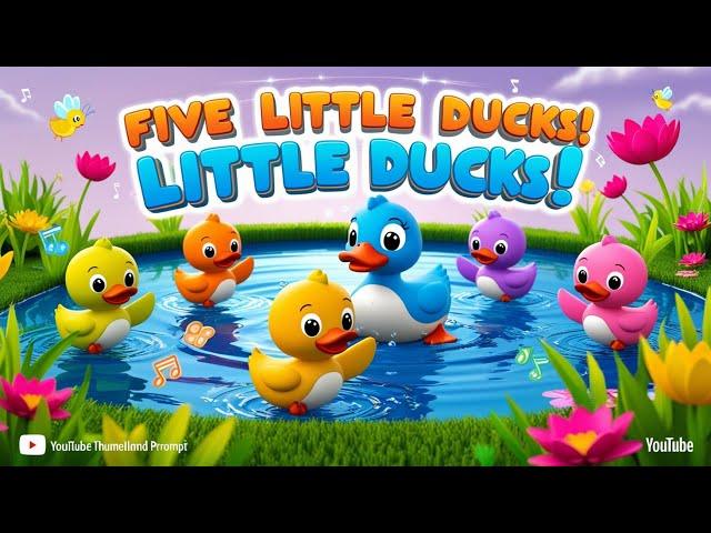 " Five Little Ducks: The Ultimate Fun Kids' Nursery Rhyme Sing-Along Adventure! "