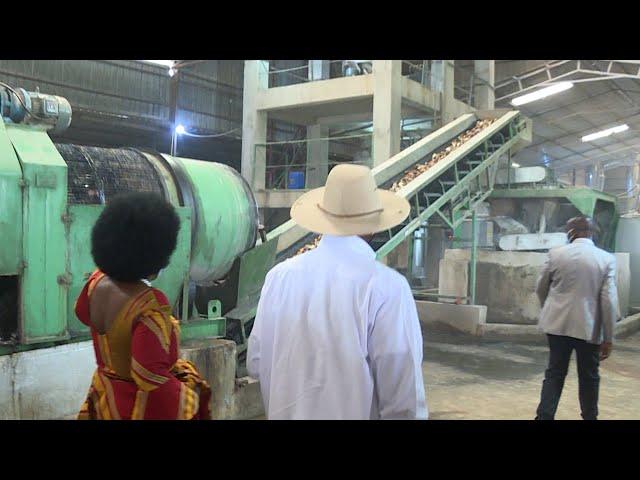 President Museveni Tours Dr. Musenero's Cassava Starch Factory & Visit a Learning Center in Butebo