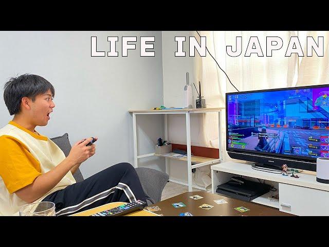 [Vlog] Daily life in Japan , I played video games at home on my day off! !