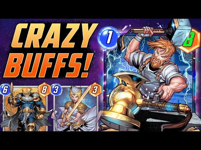 ENDLESS HAMMERS. Extra big buffs with King Eitri!