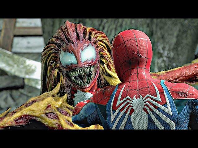 Spider-Man 2 Venom MJ Scream Boss Fight Vs Spider-Man Scene (2023) PS5 4K 60FPS