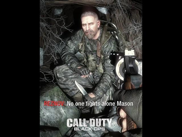 "No One Fights Alone" - Ghost And Reznov Shares Similar Dialogues in COD  #shorts #mwii #blackops