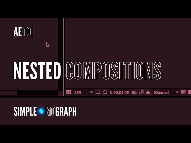 After Effects Tutorial - Nesting Composition - Level: Beginner