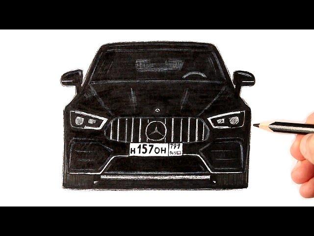 How to draw a Mercedes Benz AMG GT 63 s