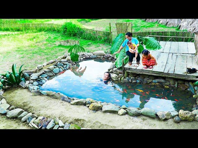 Dwarf Family Farm Renovation Digging Fish Ponds | Visiting Rice Fields | Harvesting Joy