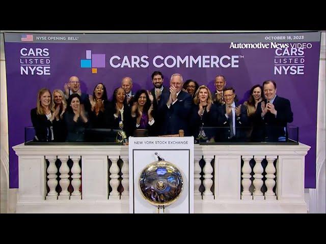 AUTOMOTIVE NEWS VIDEO - 10/24/2023: A conversation with the president of Cars Commerce