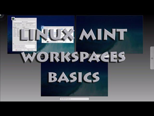 Linux Mint 17 - Workspaces Basics