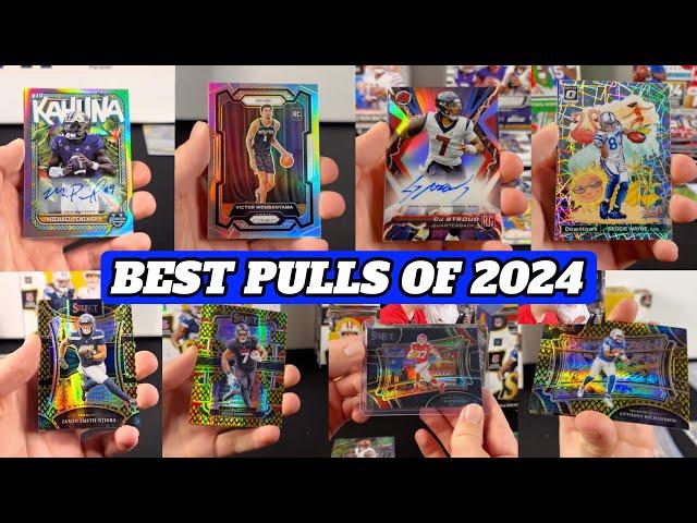 THE BEST SPORTS CARD PULLS OF 2024!