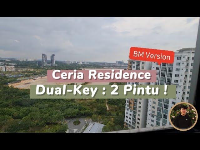 CONDO 2 Pintu (Dual-Key) @ Cyberjaya ! | Ceria Residence | 1,292sf Terbesar 4 Bilik | Freehold