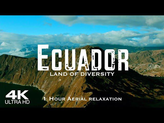 [4K] ECUADOR 2024  1 Hour Drone Aerial Relaxation Film | Quito South America