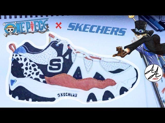 The ONE PIECE edition SKECHERS drawing / Anthony Alfonso