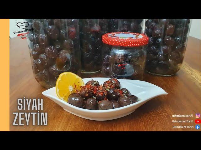 Baştan Sona Bütün Aşamalarıyla Siyah Zeytin Nasıl Yapılır  Ustadan Al Tarifi