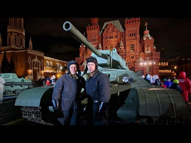 Tanks Arrive in Red Square