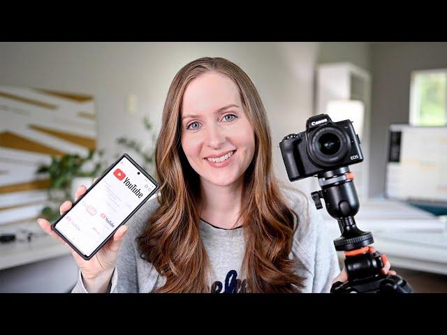 How to Make Your First YouTube Video (equipment, scripting, filming, and editing!)