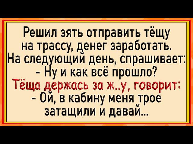 Как тёще на трассе заехали не туда! Сборник свежих анекдотов! Юмор!