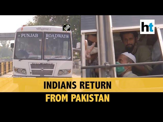 Watch: 114 Indians return from Pakistan through Attari-Wagah Border