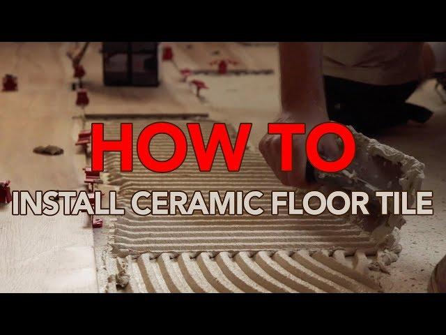 How To Install Ceramic Tile DIY. Beginner Guide On Proper Tile Installation For Dummies