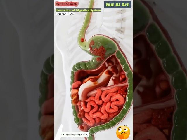 Digestive System Animation | Gut AI Art | 15
