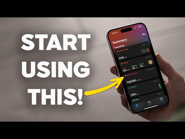 The Health App is AMAZING when you know how to use it! (Full iPhone Tutorial)