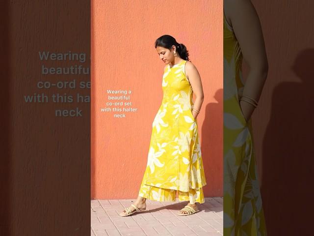 About sleeveless top !! #information #styling #coordset #halterneck #grwm #collab