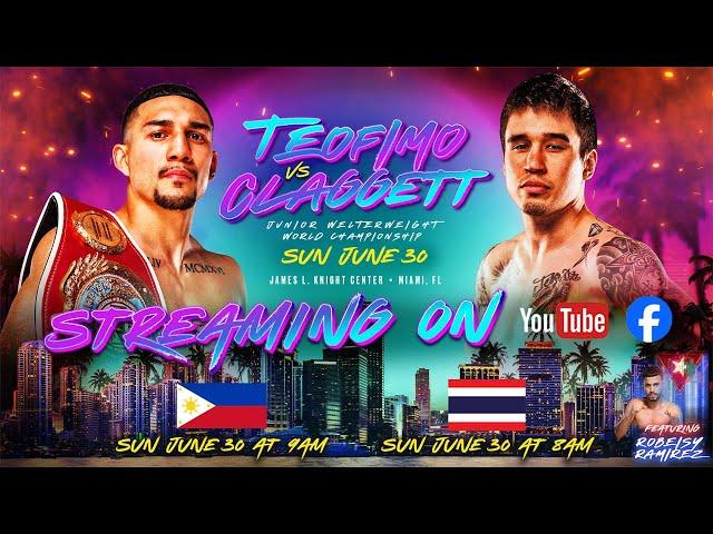 Teofimo Lopez vs Steve Claggett | INTERNATIONAL LIVE STREAM