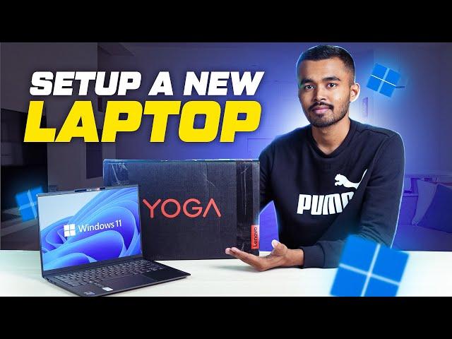 How to Setup a New Laptop? Step-by-Step Detailed Video 2025Setup Your Windows 11 Laptop Like A Pro