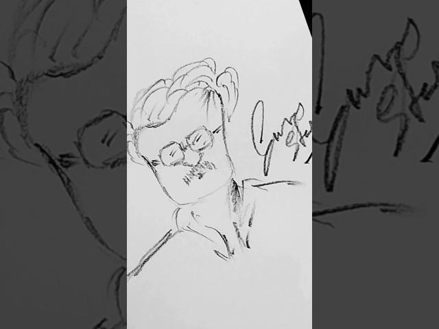 I was draw like when I study 8th standard  still not forget this rajini  art 