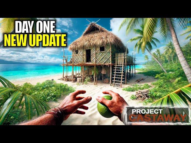 Day 1 New ways of Building Our Base | Project Castaway Gameplay | Part 1