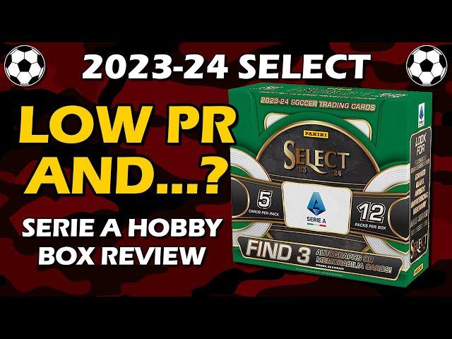 2023-24 Panini Select Serie A Hobby Box Soccer Review