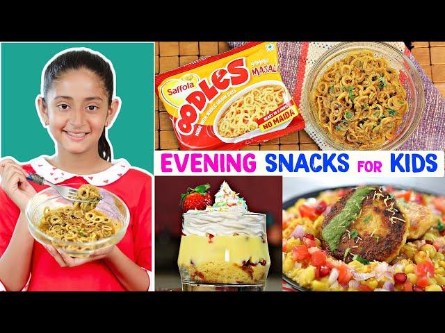 EASY Evening SNACKS For Kids | Snack - Time Recipes | CookWithNisha