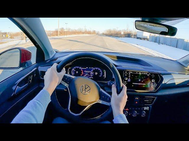 2022 Volkswagen Taos SEL AWD - POV Test Drive (Binaural Audio)