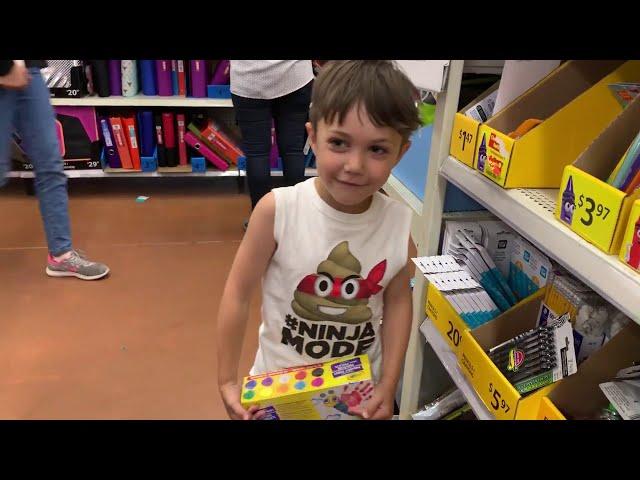 Back to School  Shopping - Learn and Play with Zack