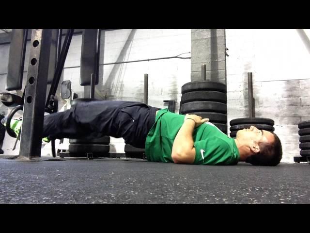 Hamstring Curls with feet in rings