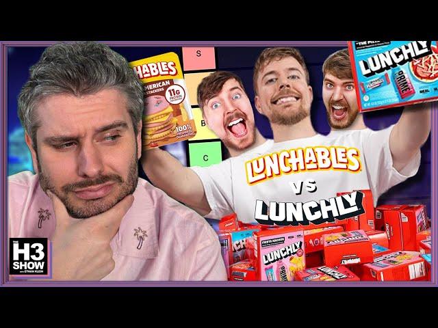 Lunchly VS Lunchable Taste Test - H3 Show #59