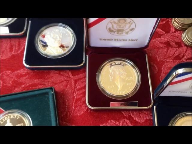 US MINT COMMEMORATIVES, SILVER & BRONZE COINS, HISTORY