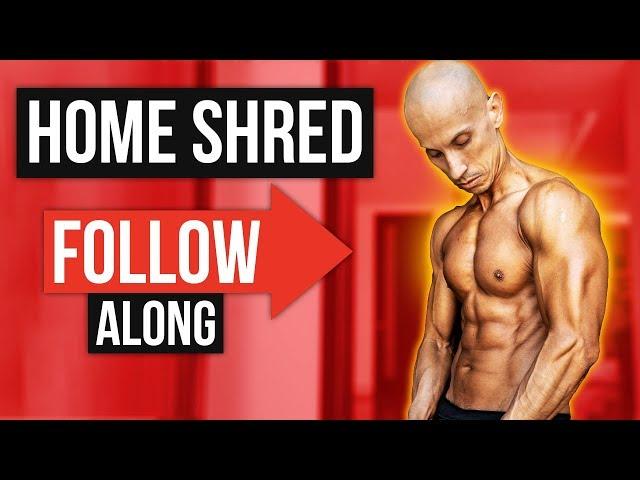 KILLER HOME FAT BURNING WORKOUT! (NO EQUIPMENT) | Frank Medrano