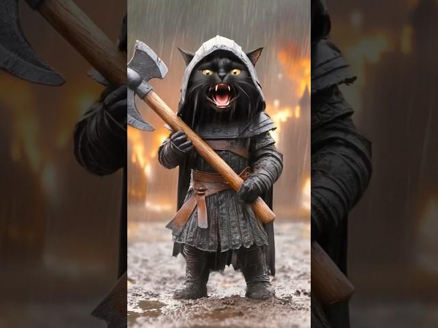 Evil Cat Burns Down Castle #aishorts #catlovers #fantasy