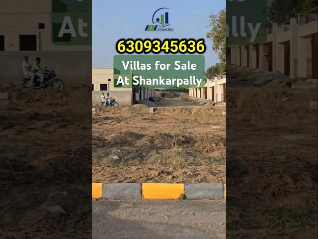 Gated Community Villas and Open Plots for sale at Shankarpally #readytomove #mokilavillas #ytshorts