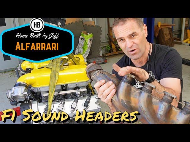 F1 Sound Header Design - Ferrari engined Alfa 105 Alfarrari build part 227