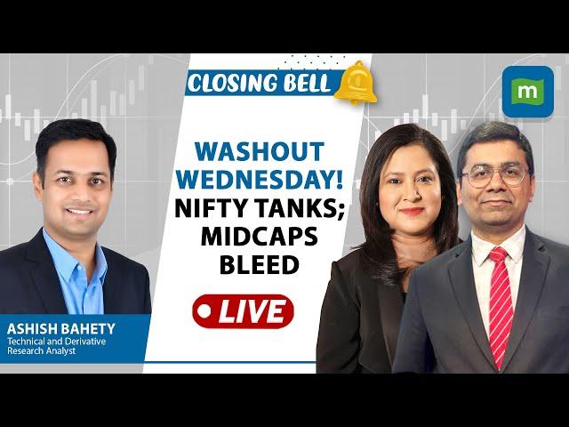 Live: Nifty Down 10% From All-Time High; Breaks Below 200-DMA; Midcaps Get Hammered| Closing Bell