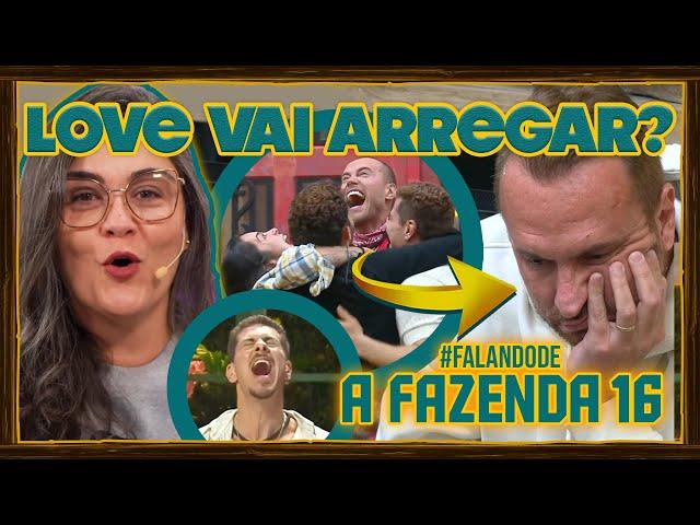 A Fazenda 16: Sacha volta afrontando e Love ameaça desistir; Camila é eliminada e Grupão tomba!