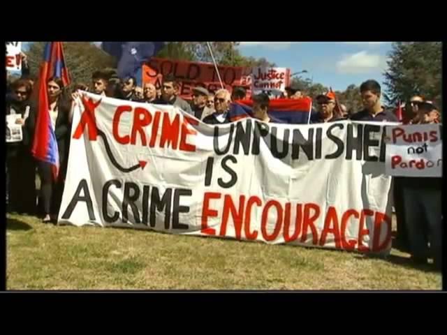 SBS Covers Armenian Protest of Safarov Release in Canberra, Australia