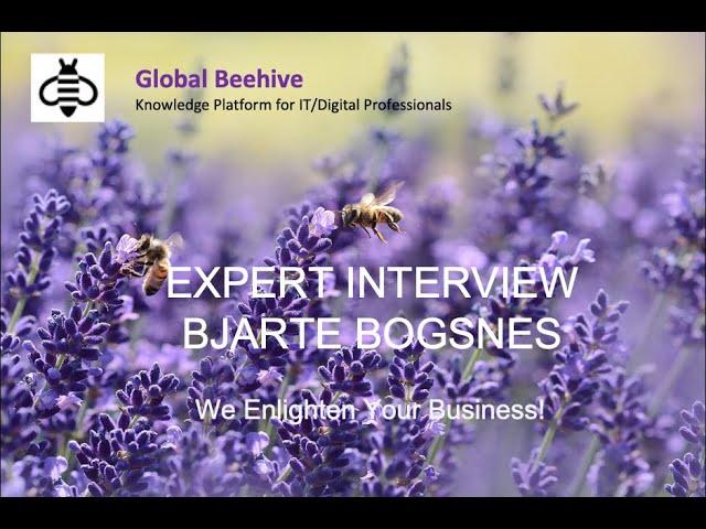 Global Beehive Talk - Bjarte Bogsnes
