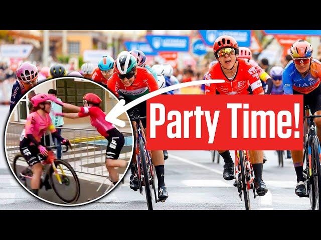 Win Big & Celebrate Hard: Alison Jackson Triumphs - Vuelta Femenina Stage 2 Highlights