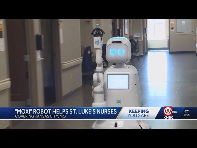 KMBC | Saint Luke's Health System Introduces Moxi Robot