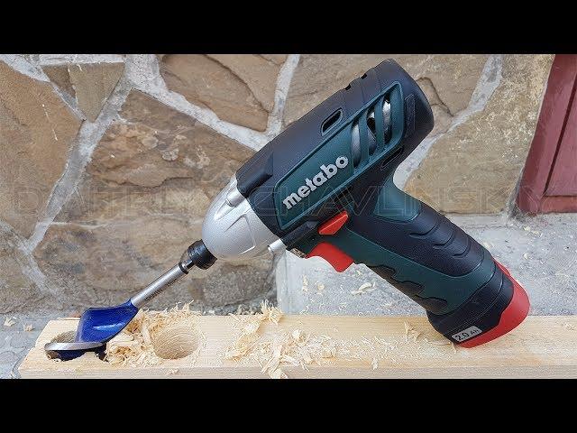 Impact screwdriver Metabo PowerMaxx SSD / We tighten small and long screws