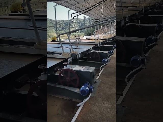 Gold ore dressing equipment, gold separation shaking table#goldselectionshaker #goldminer   #machine